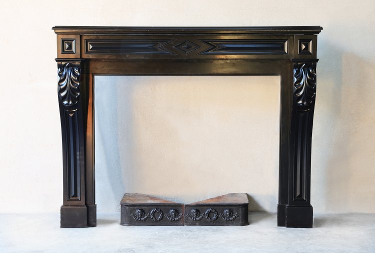 antique marble fireplace