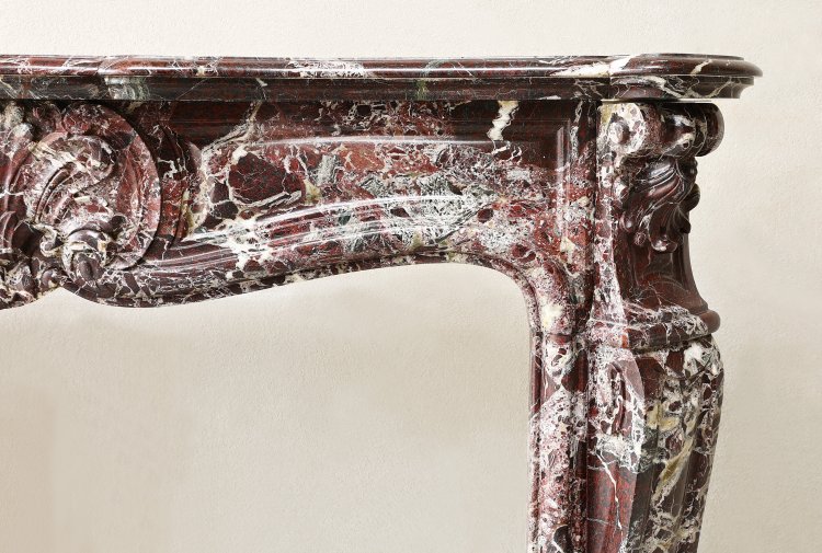 Louis XV antique fireplace
