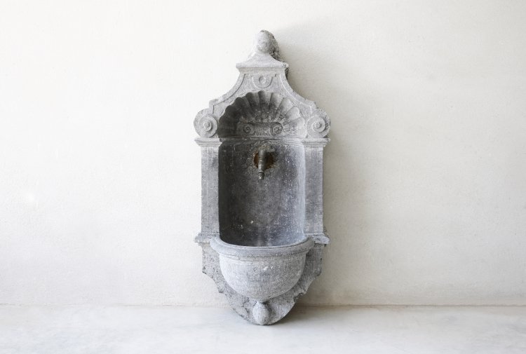 antique bluestone fountain