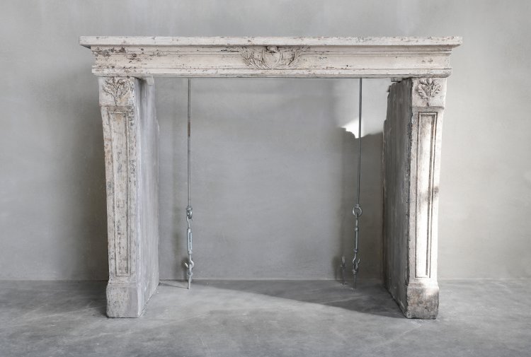 antique french fireplace