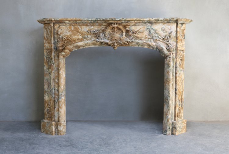 antique marble fireplace