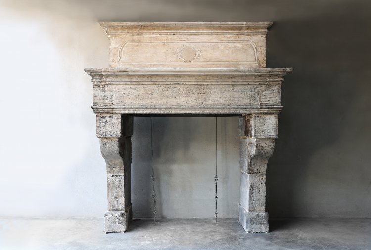 antique castle fireplace