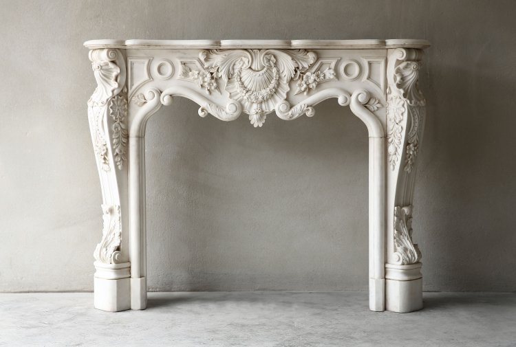 antique marble fireplace 