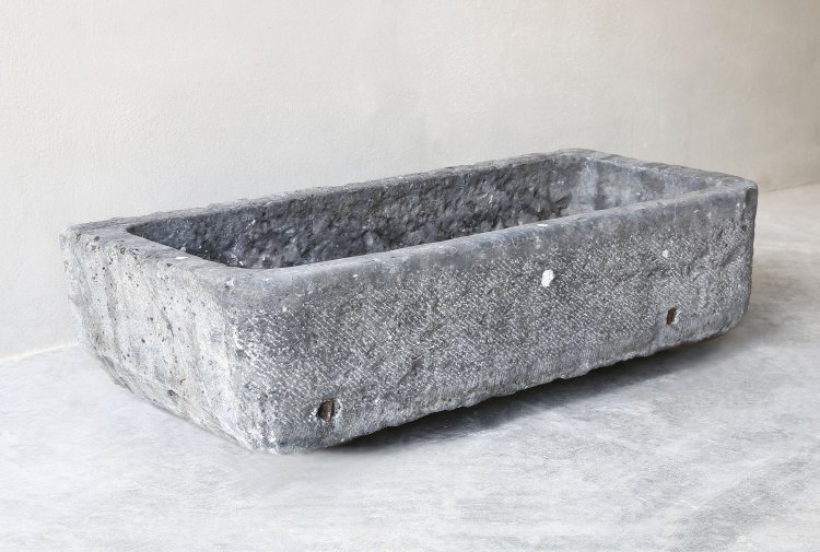 old belgian bluestone trough