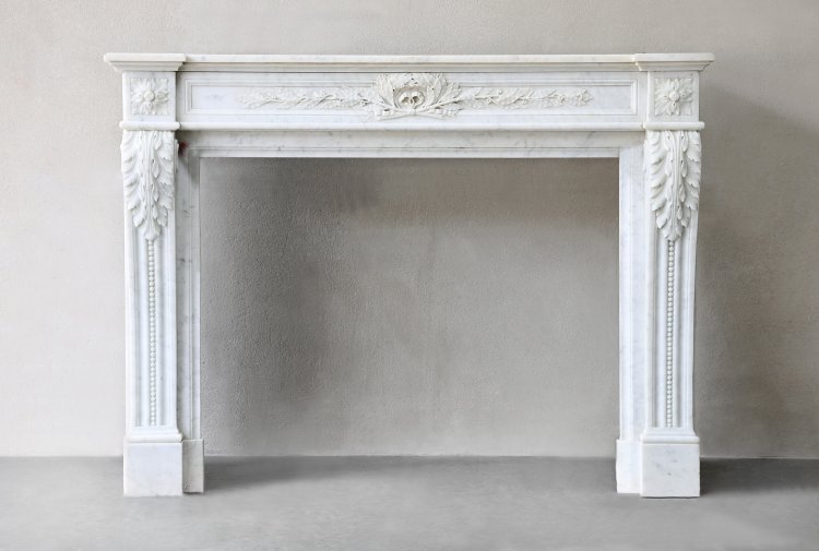 antique marble fireplace