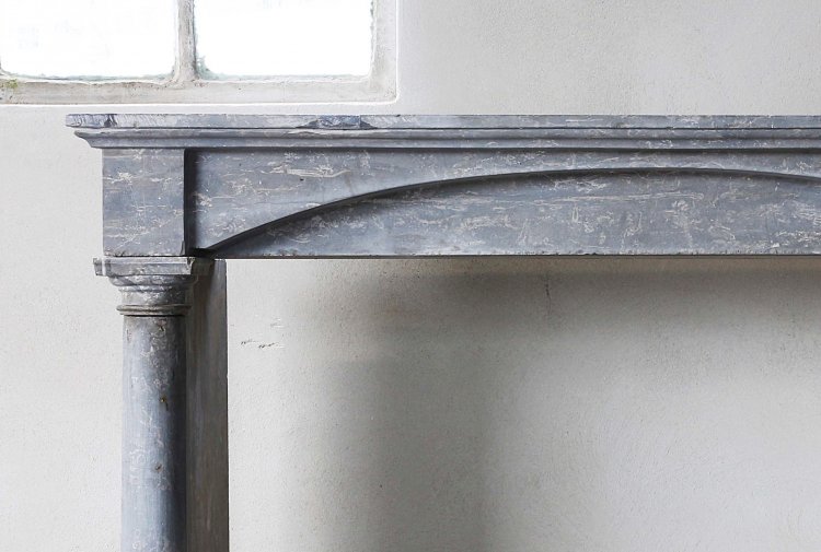 antique marble stone fireplace