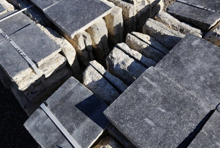 antique belgian bluestone slabs