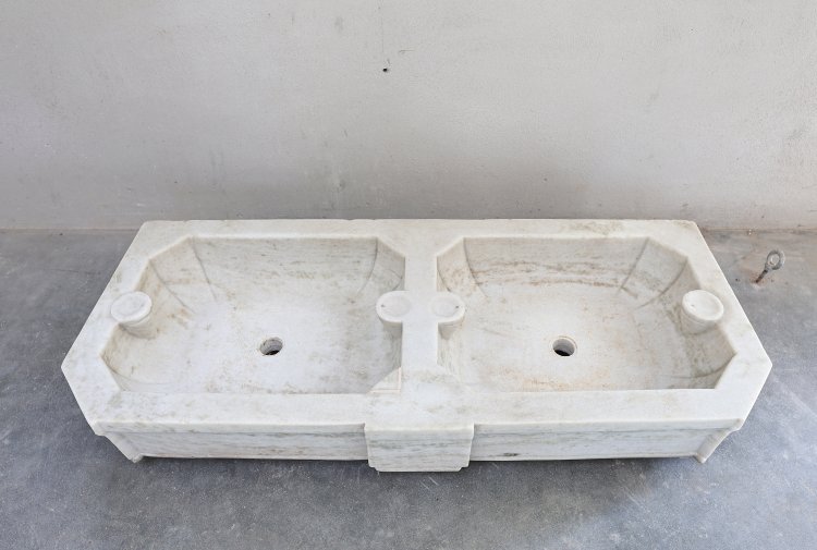 antique double sink