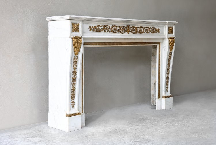 Louis XVI style fireplace