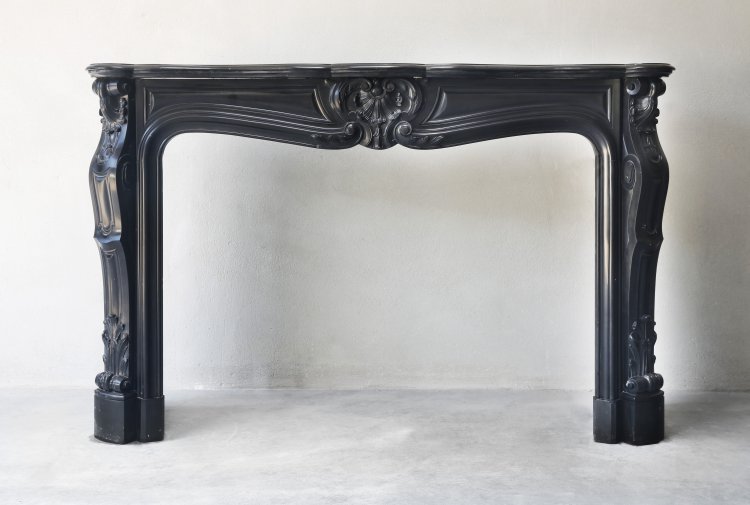 19th century antique marble fireplace