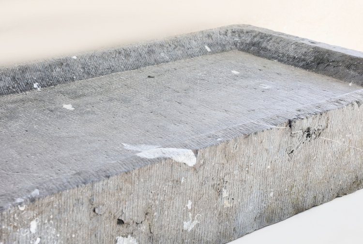 reclaimed belgian bluestone wash basin