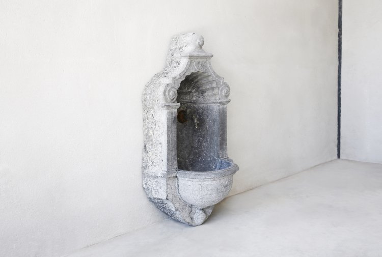 old belgian bluestone basin 