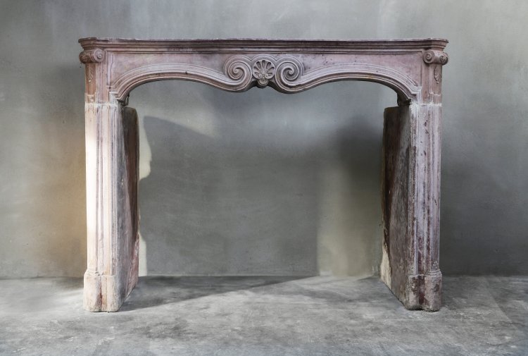 antique marble stone mantel