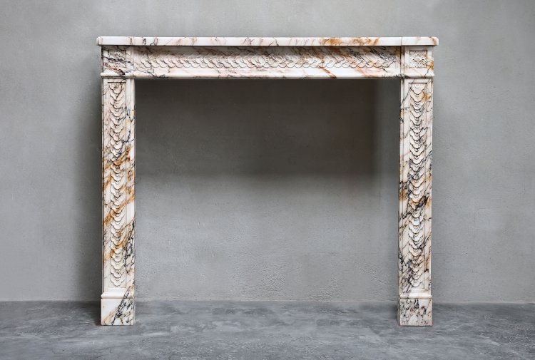 antique marble fireplace