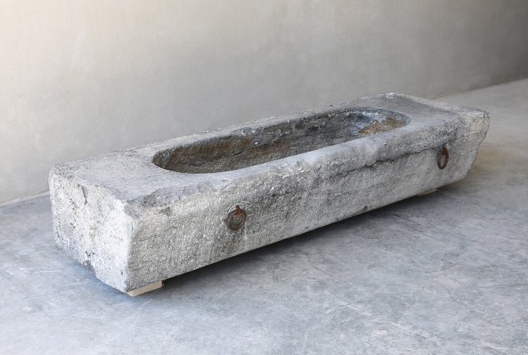 antique sink of bluestone