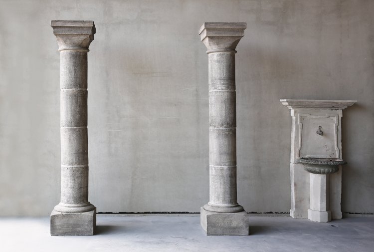 Antique pair of pilasters