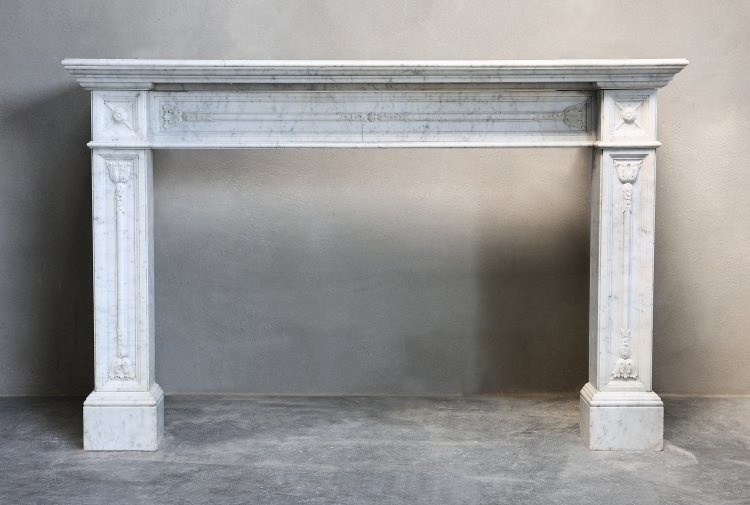 antique marble fireplace