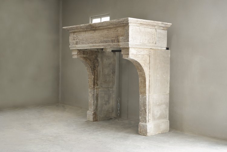 19th century antique fireplace