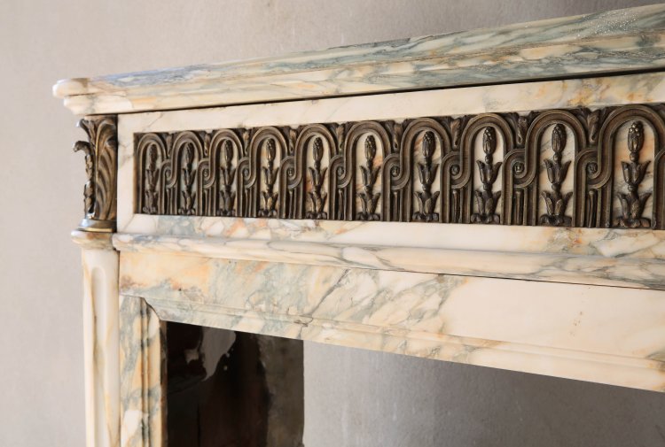 Rare marble fireplace