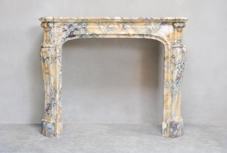 antique marble fireplace