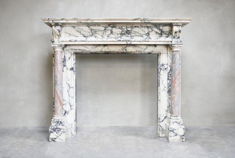 antique marble fireplace