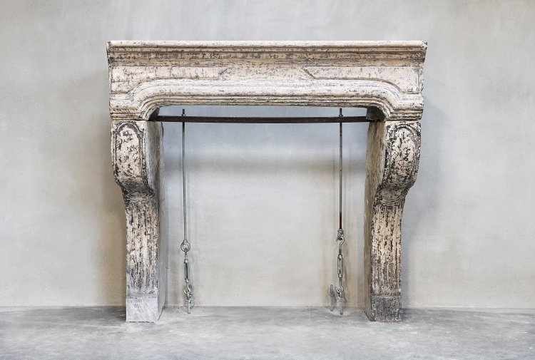 antique fireplace