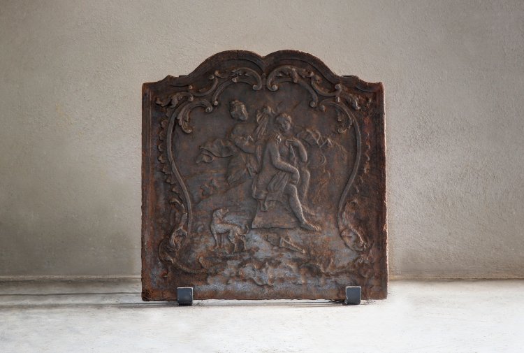 antique fireplate