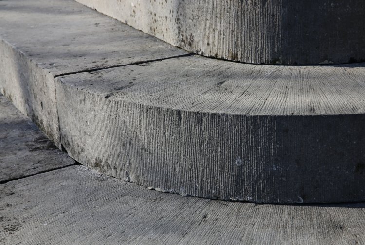 old belgian bluestone stairs