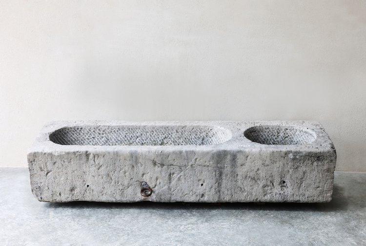 antique trough belgian bluestone