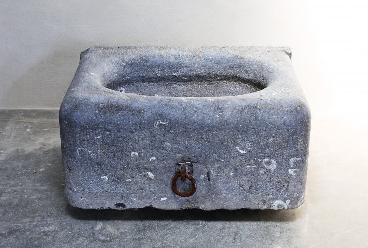 antique bull trough