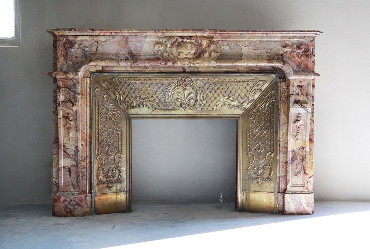Exclusive marble fireplace