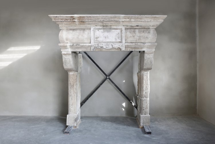 antique fireplace