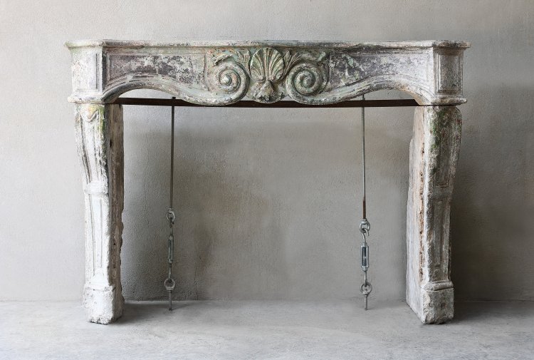 antique fireplace