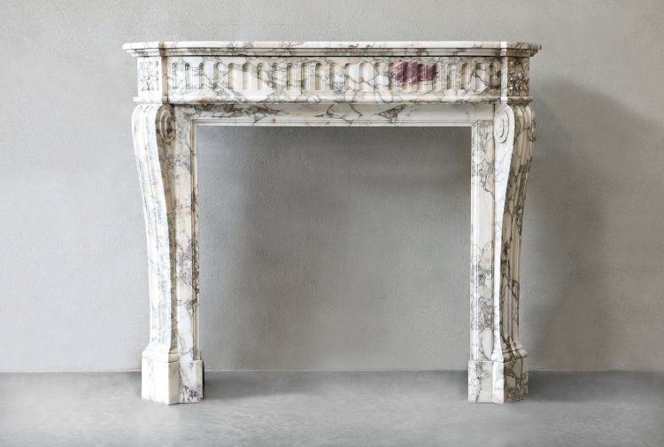 antique marble fireplace