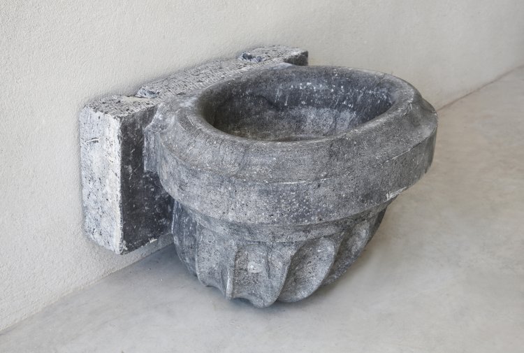 old belgian bluestone washbasin 