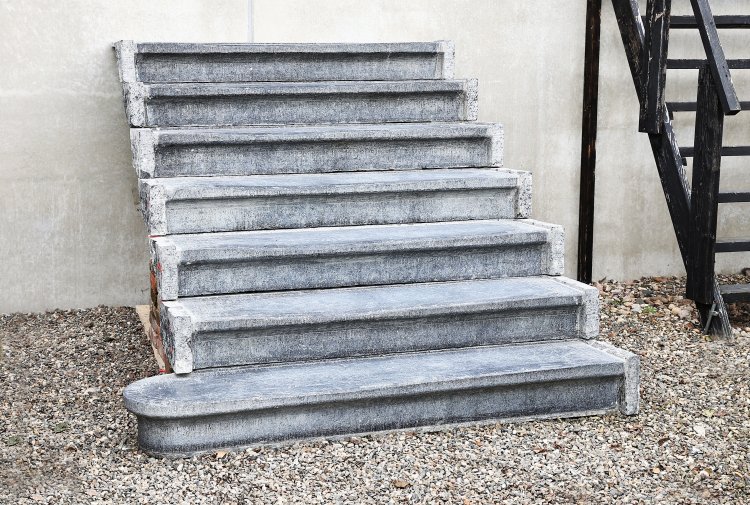 old belgian bluestone staircase