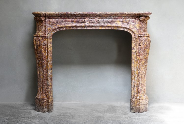 antique marble mantle