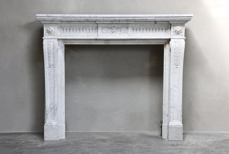 antique marble fireplace