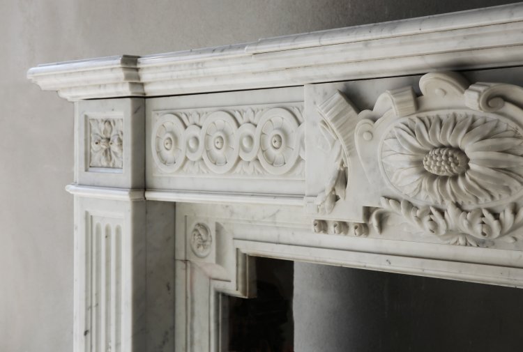 fireplace of 19th century