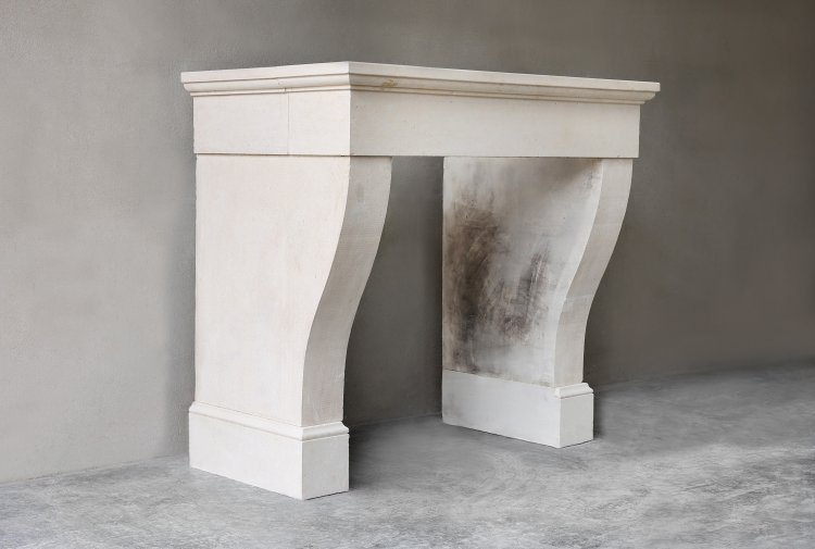 mantle of french limestone