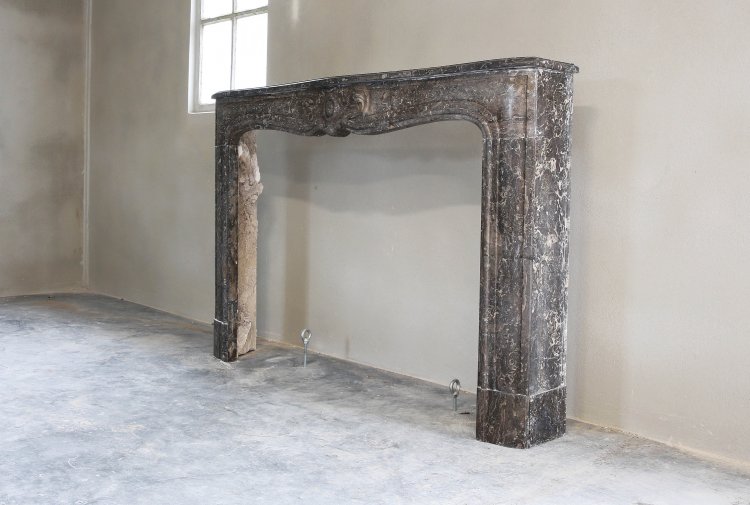 beautiful marble fireplace