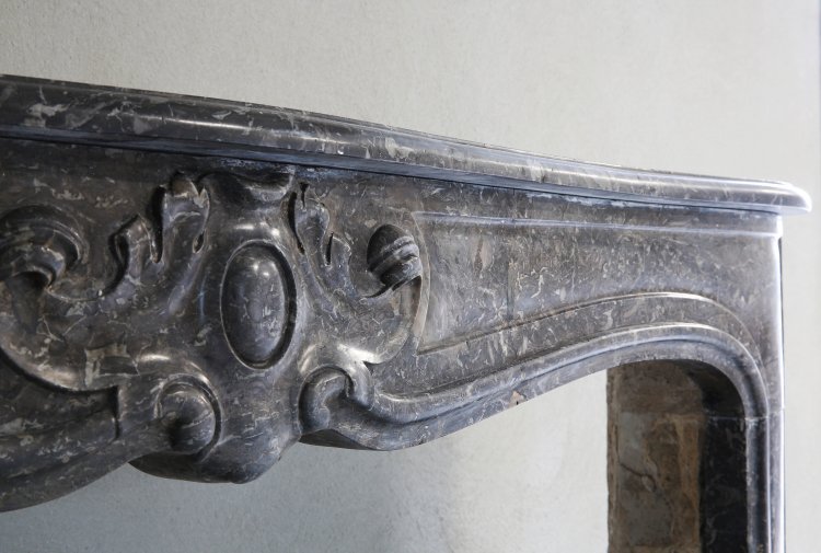 beautiful marble fireplace