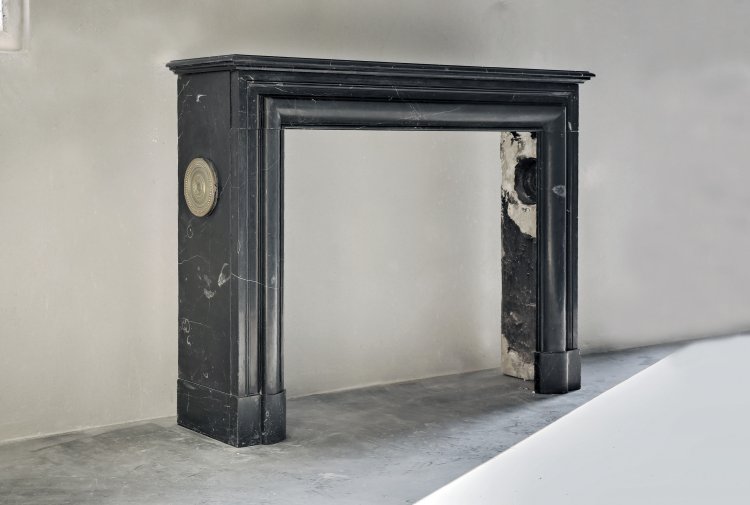 Antique marble fireplace