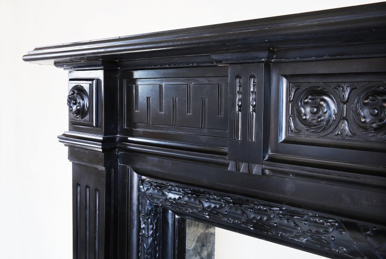 exclusive marble fireplace