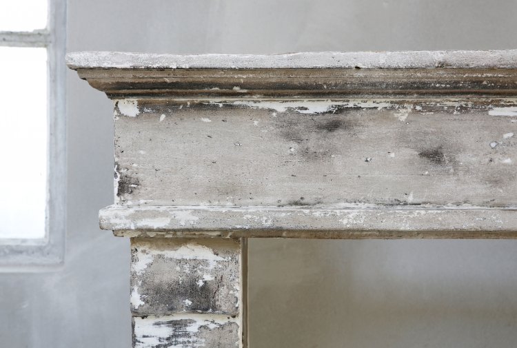 antique 19th century firepace