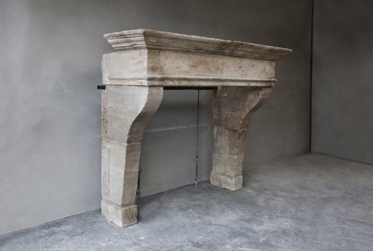 old french limestone fireplaces