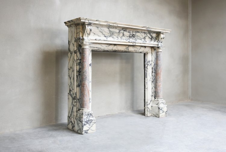 paonazzo marble and sarrancolin marble