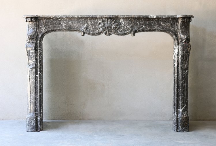 antique marble mantle