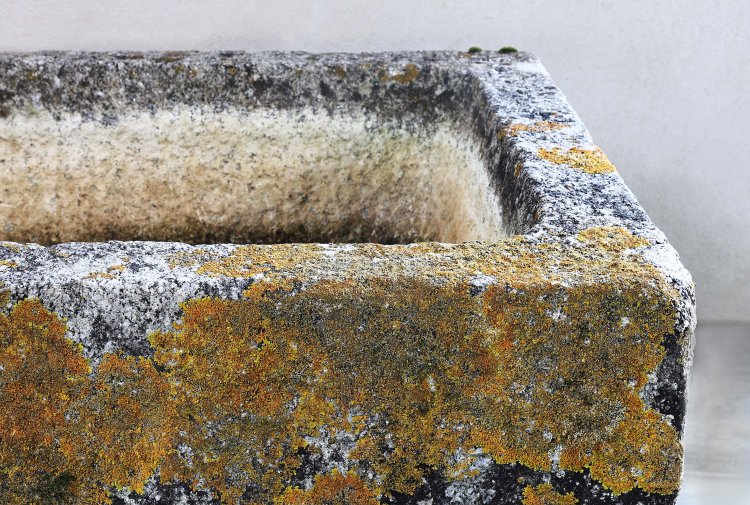 old trough of granite