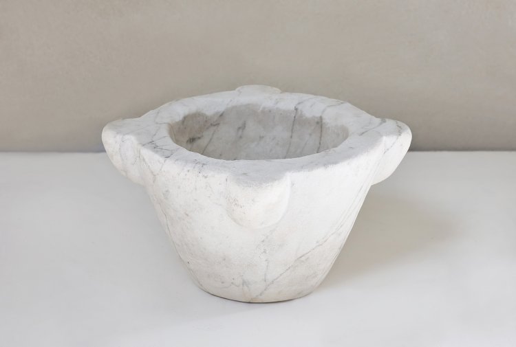 antique marble mortar